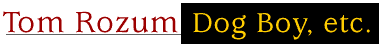 Tom Rozum Discography